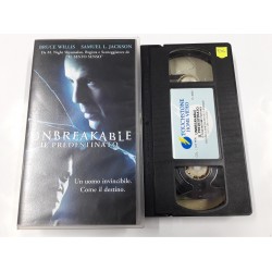 UNBREAKABLE-IL PREDESTINATO Vhs Originale, Bruce Willis, Samuel L. Jackson (Vintage)